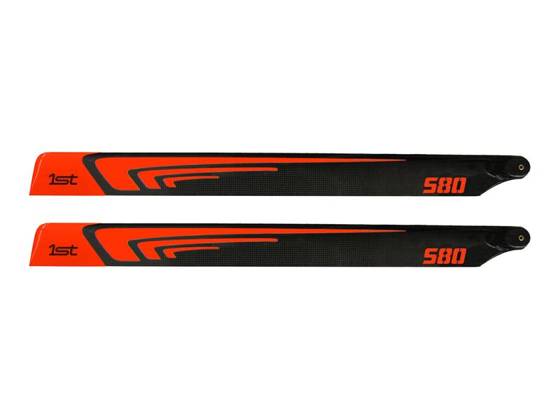 1st Main Blades CFK 580mm FBL (Orange)