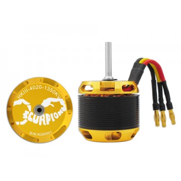 Scorpion HKIII-4020-1350 Brushless Motor, Kv=1350