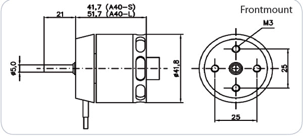 Hacker A40-14S V2 14 pole 530kv 1000watt