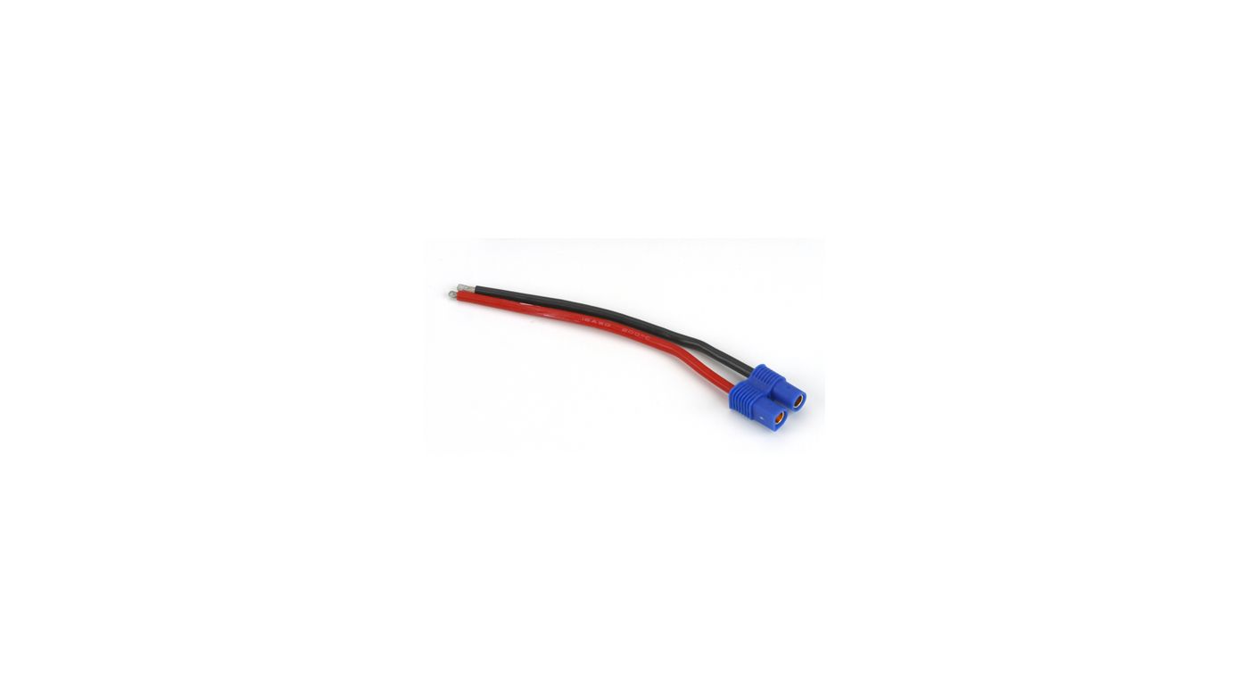 EC3 Battery Connector with 4" Wire, 16 AWG