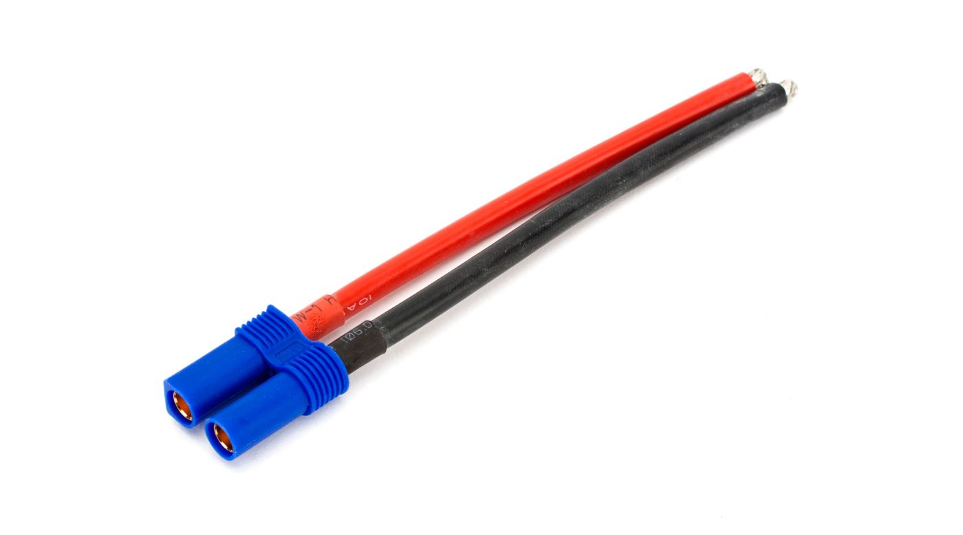 EC5 Battery Connector with 4" Wire, 10 AWG