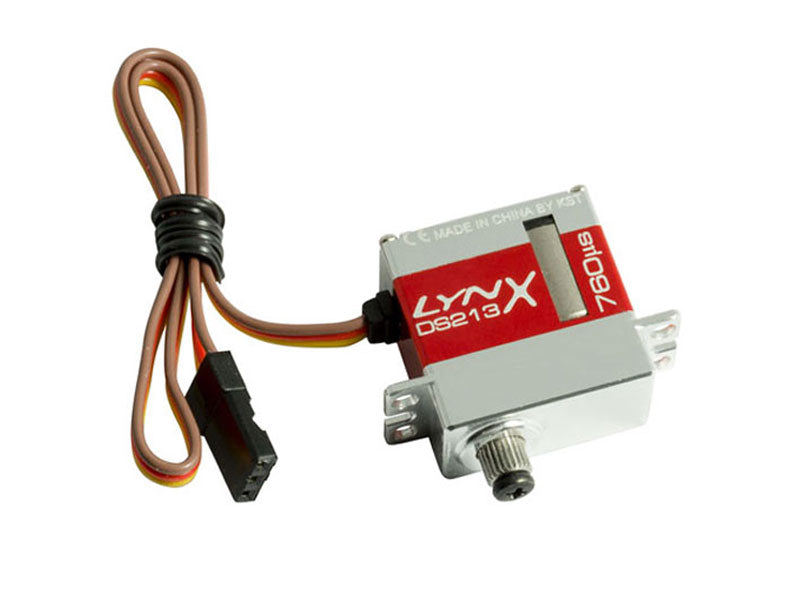 KST Lynx DS213X - 760us Micro Tail Servo, 1Pc