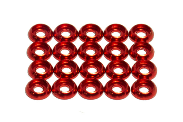 Washer M1.6, Red 20Pcs