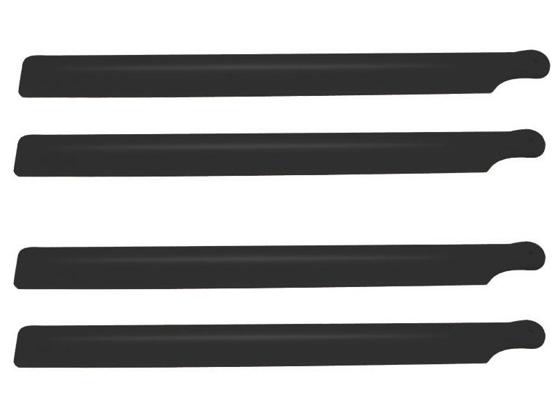 Carbon Plastic Main Blade 210mm, 2 set, Black