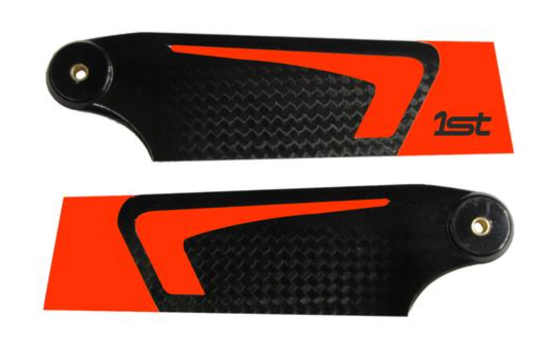 1st Tail Blades CFK 105mm (Orange)