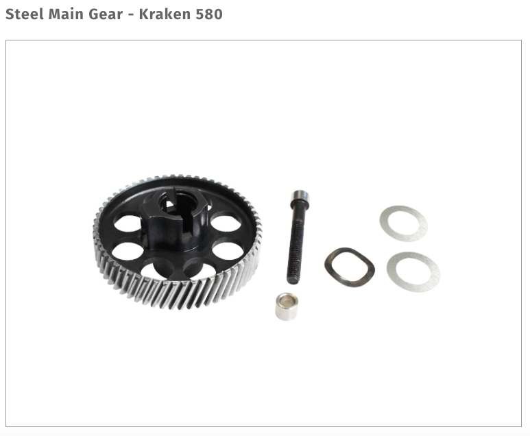 Steel Main Gear - Kraken 580