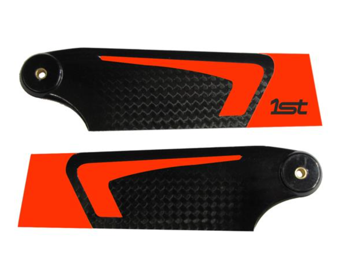 1st Tail Blades CFK 115mm (Orange)