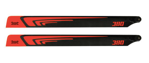 1st Main Blades CFK 380mm FBL (Orange)