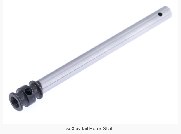 soXos Tail Rotor Shaft