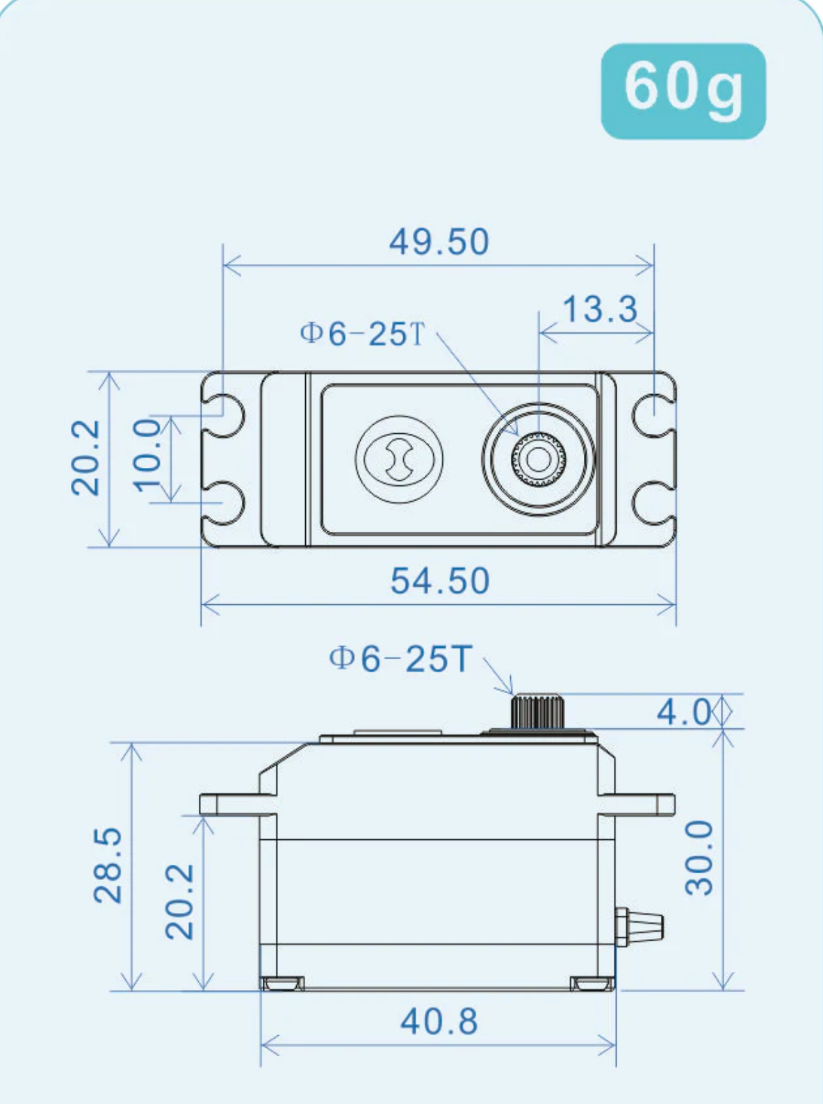 TS-RTH1 THETA RAZOR-TH1 NFC HV LOW PROFILE BRUSHLESS TAIL SERVO